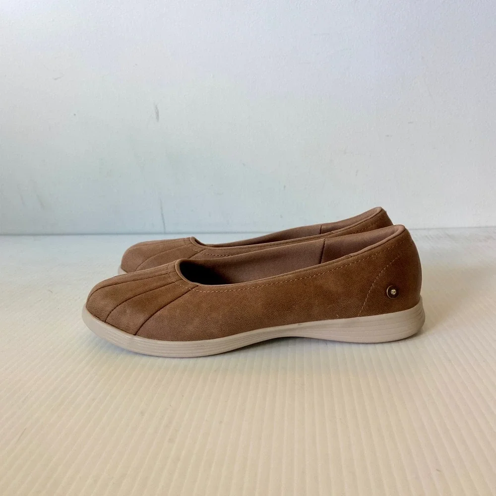 Skechers On The Go Dreamy Upscale Skimmer Flats Brown Womens 7